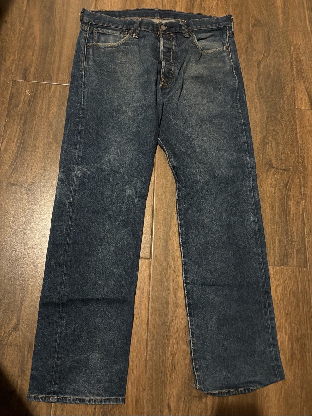 Levi's Men's Straight Leg Jeans in Faded Indigo